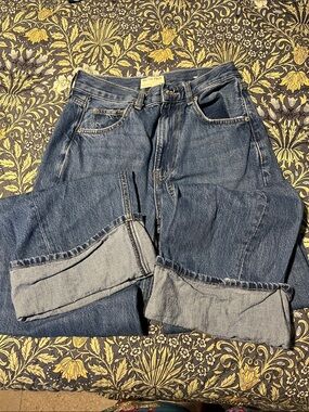 We The Free cuffed baggy jean Sz 26 EUC